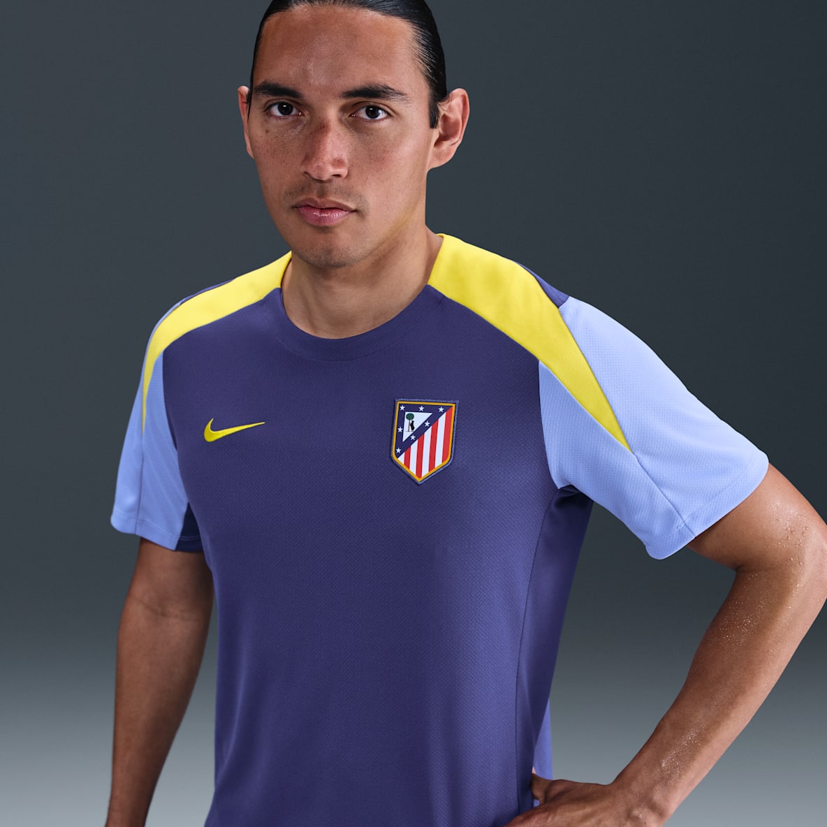 Nike Atlético de Madrid DRI-FIT ポロシャツ S Nike Atletico Madrid 23/24 Dri-Fit Academy SS Pre-Match Top